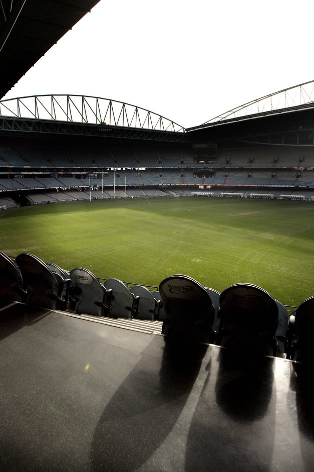 AFL 2010 Media - Etihad Stadium 280710 Gillon McLachlan has backed Etihad Stadium's future as an AFL venue - ${keywords}